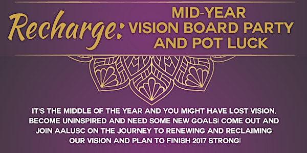 RECHARGE: Mid-Year Vision Board Party and Pot Luck
