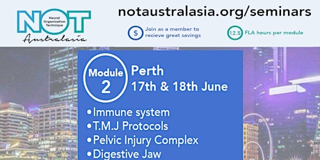 Module 2 (12.5 FL hrs) - Neural Organization Technique Seminar - Perth primary image