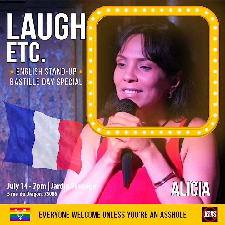 Image pour LAUGH ETC, Standup in English - Bastille Day SPECIAL 