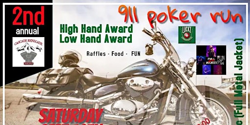 2nd Annual 911 Poker Run, CRR and Lucky7