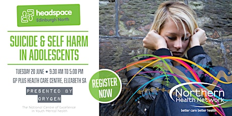 Suicide and Self Harm in Adolescents - 1 day knowledge and skills workshop for front line workers primary image