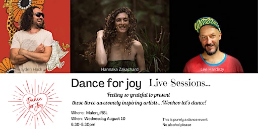 Dance for Joy - Live sessions