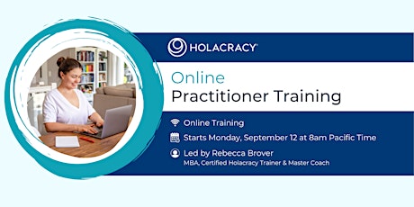 Imagem principal do evento Online Holacracy Practitioner Training with Rebecca Brover - September 2022