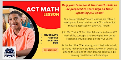 ACT Math Lesson with ACT Certified Educator