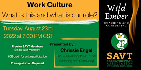 Work Culture: What is This and What is Our Role?