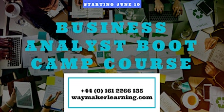 Business Analyst Boot Camp Course (May Edition) - 3days primary image