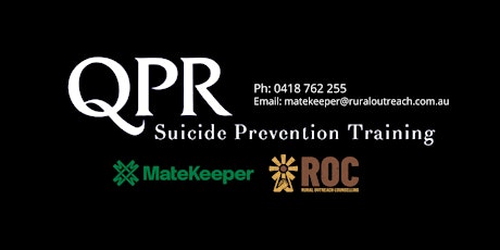 QPR Suicide Prevention Training - Batlow