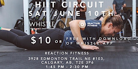WHISTLE x REACTION FITNESS SWEAT SESSION primary image