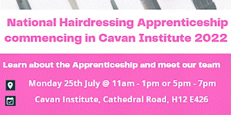 Imagen principal de Cavan Monaghan Education & Training Board Hairdressing Apprenticeship Event