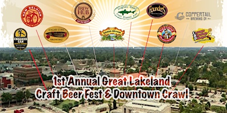 The Great Lakeland Craft Beer Festival & Downtown Crawl primary image