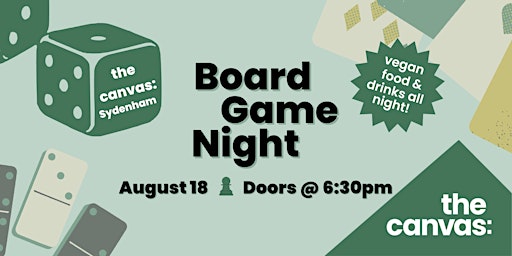 Board Game Night at The Canvas: Sydenham