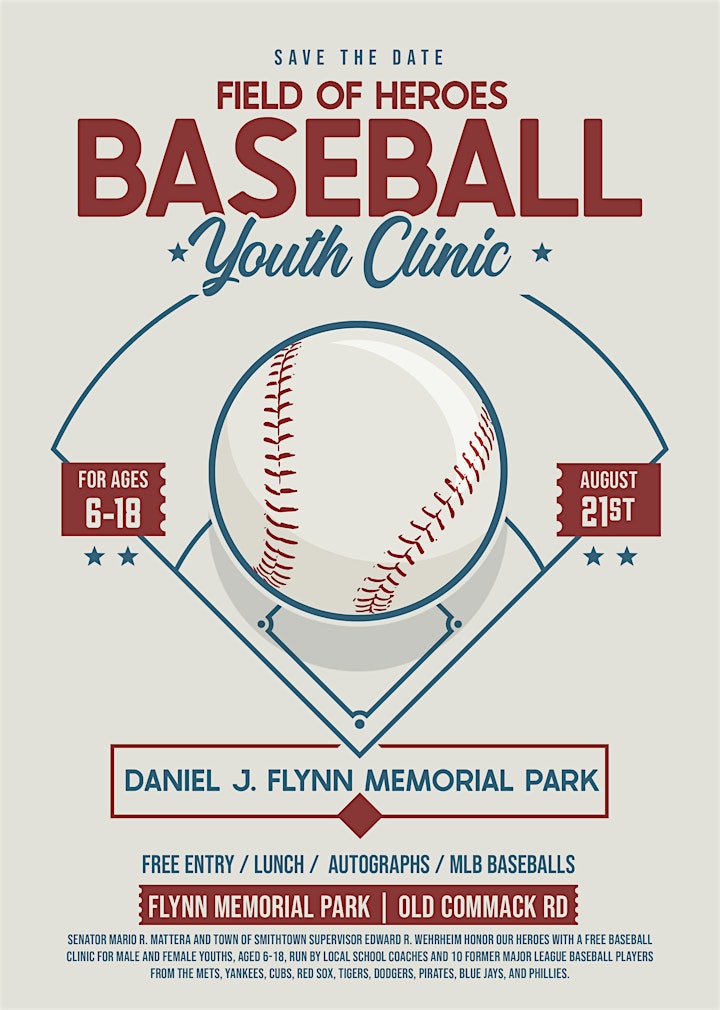 “Field of Heroes” Youth Baseball Clinic image