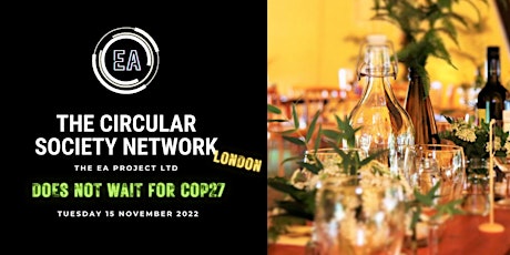 London Climate Matchmaking Event - With welcome drink and extra benefits! primary image