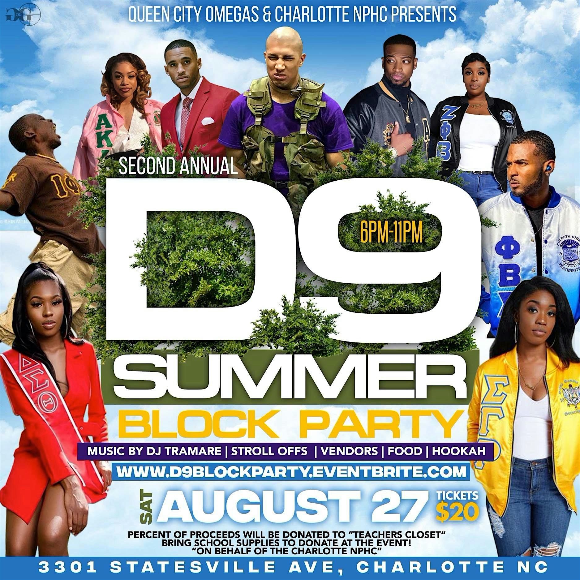 2nd Annual D9 Summer Block Party