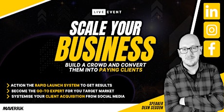 Scale Your Business - Build A Crowd And Convert Them Into Paying Clients