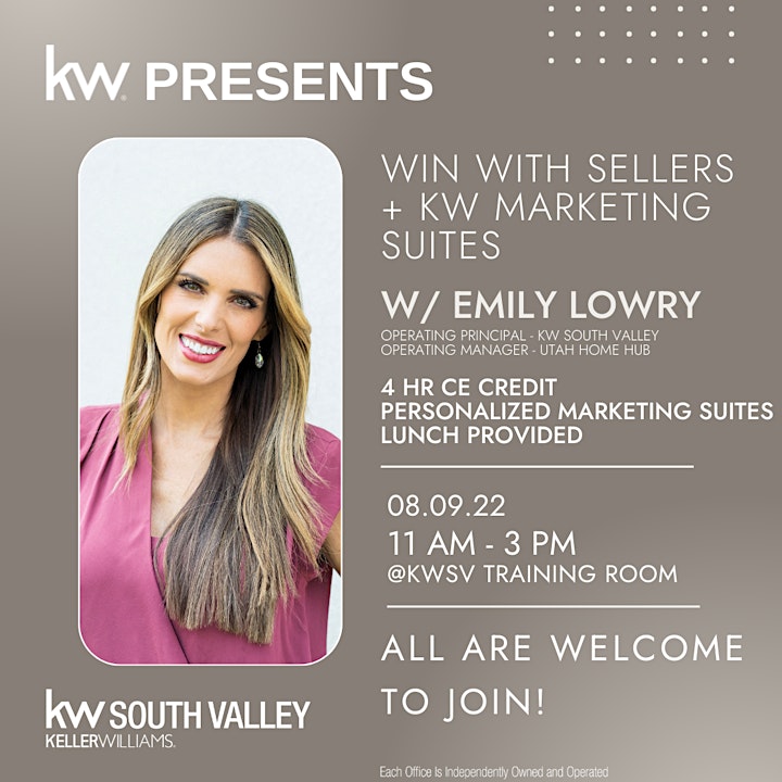 Win With Sellers + KW Marketing Suite image