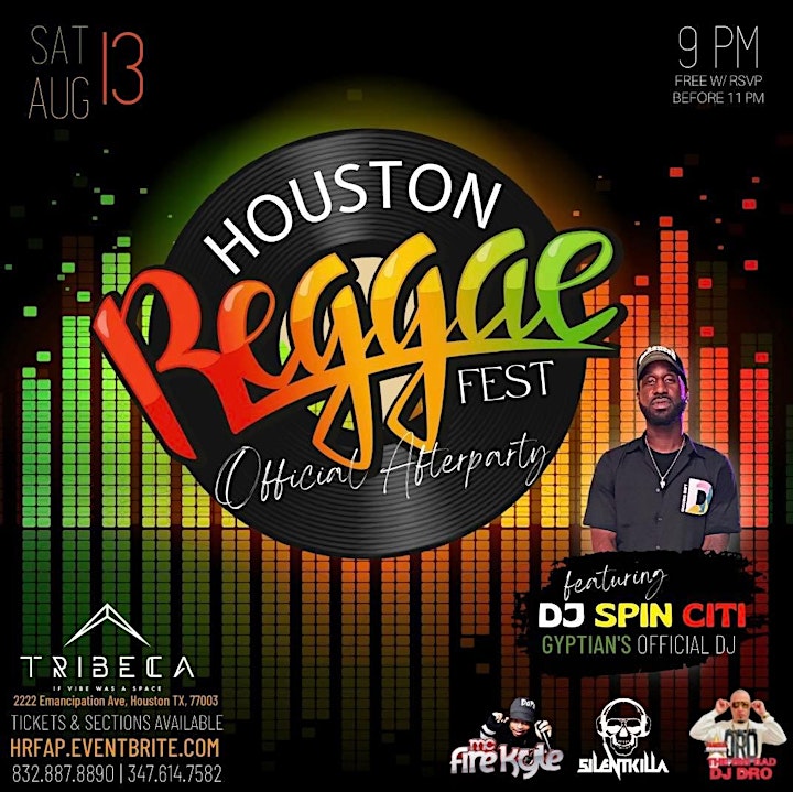 Houston Reggae Fest Official Afterparty image