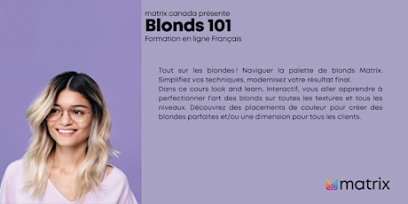 Blond 101 en Français