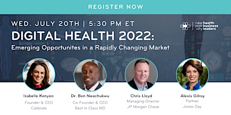 Digital Health 2022: Emerging Opportunities in a Rapidly Changing Market primary image