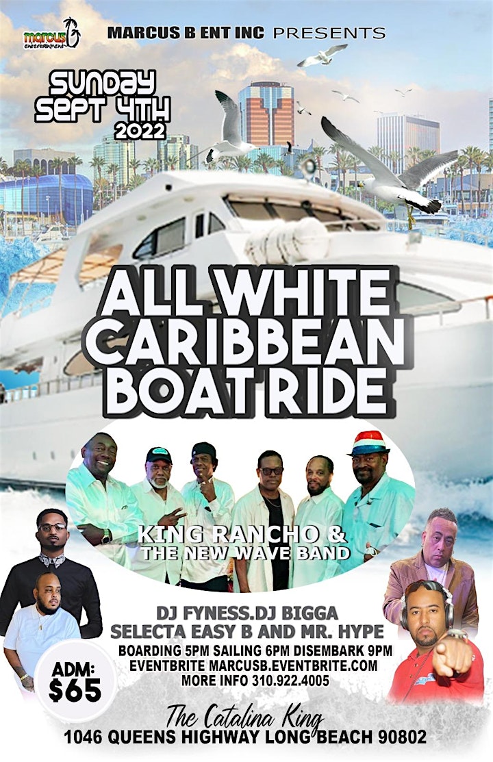 The Ultimate "All White Caribbean Boat Ride" image