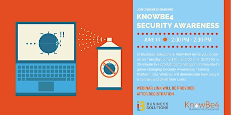 Webinar - KnowBe4 Security Awareness Live Demo  primärbild