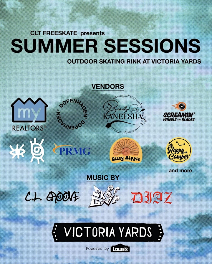 CLTFREESKATE SUMMER SESSIONS AT VICTORIA YARDS image