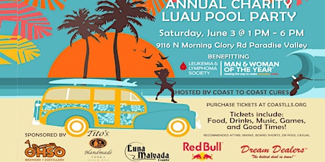 2017 Annual LLS Charity Luau Pool Party primary image