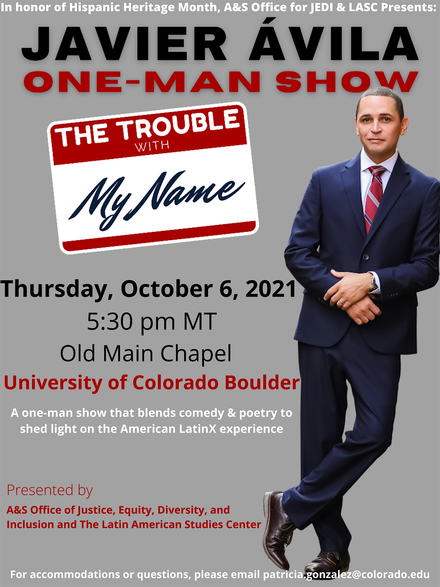 The Trouble with My Name, 6 October | Event in Boulder | AllEvents.in