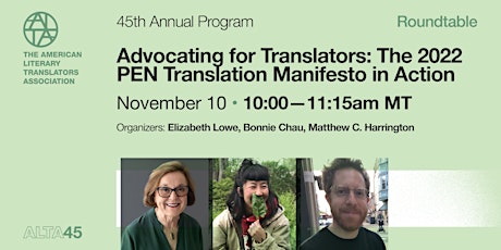 Advocating for Translators: The 2022 PEN Translation Manifesto in Action