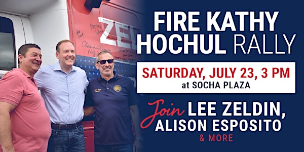 Fire Kathy Hochul Bus Tour - Schenectady