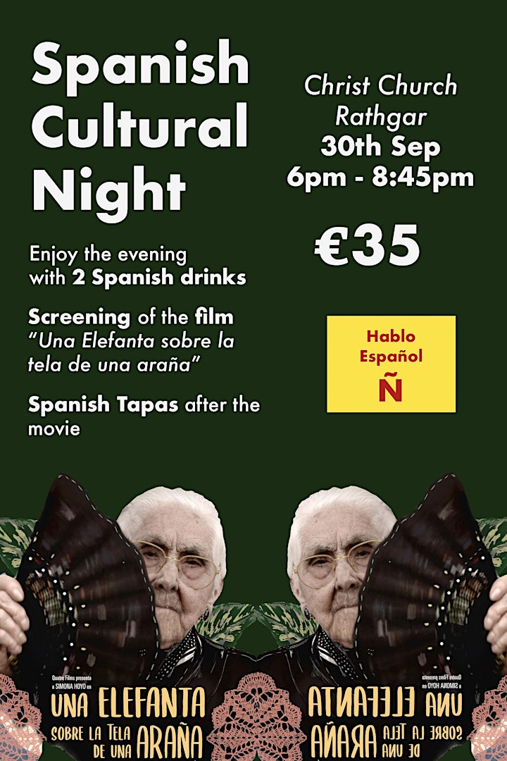 Spanish Cultural Night with Movie, Tapas and Spanish Drinks image