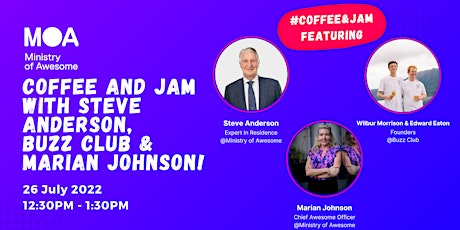 Coffee & Jam with Steve Anderson, Buzz Club & Marian Johnson! primary image