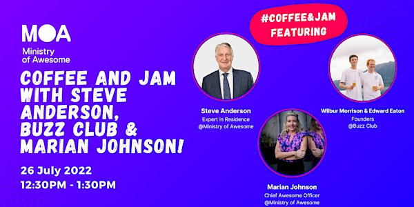 Coffee & Jam with Steve Anderson, Buzz Club & Marian Johnson!
