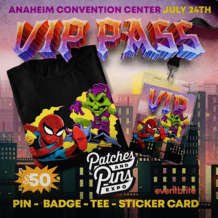 Patches & Pins Expo Anaheim Convention Center Feat Cap Con image
