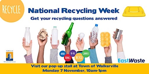 National Recycling Week - Pop up stall - Town of Walkerville
