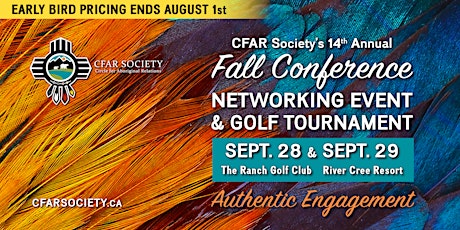 14th  CFAR Society Fall Conference Networking Event & Golf Tournament