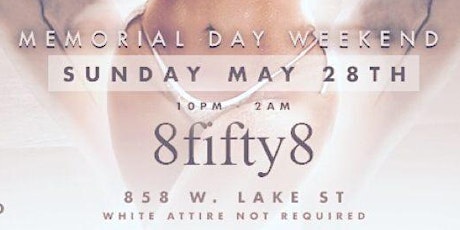 MEMORIAL WEEKEND ALL WHITE SUNDAY PARTY primary image
