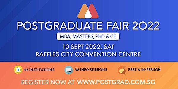 HeadHunt Postgraduate Fair 2022 - 10 Sep (In-Person @ Raffles City)