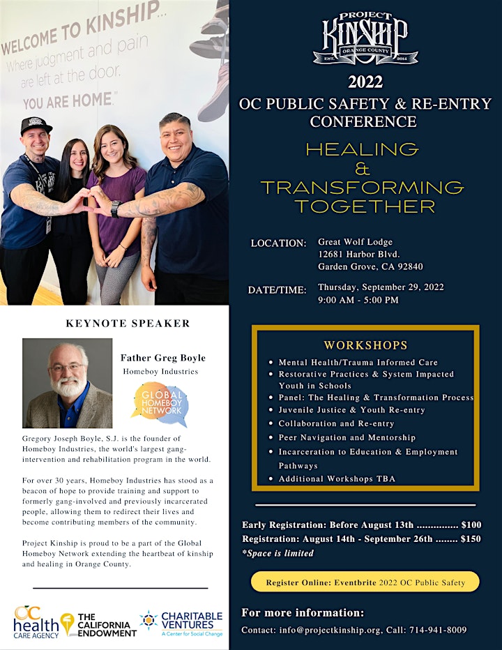 2022 OC Public Safety & Reentry Conference: Healing & Transforming Together image