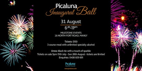 Inaugural Picaluna Gala Ball