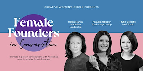 Female Founders: In-Conversation  series hits Sydney!