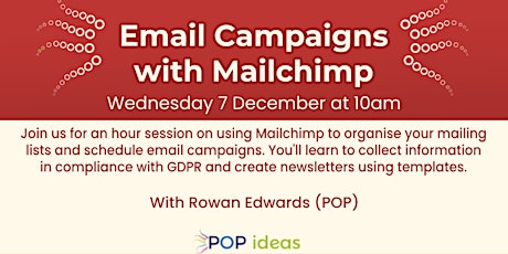 Promoting Your Work with Mailchimp
