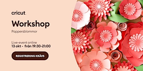 Cricut workshop: Pappersblommor  primärbild