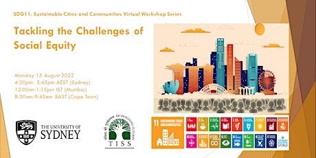 SDG 11  Virtual Workshop "Tackling the Challenges of Social Equity "