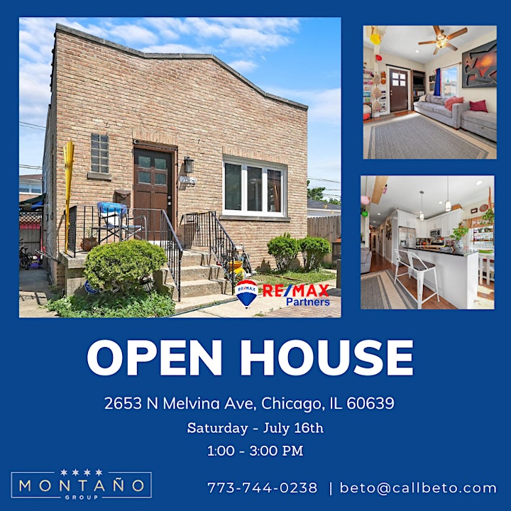Open House - 2653 N Melvina Ave , Chicago, IL 60639 image