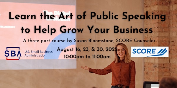 Learn the Art of Public Speaking to Help Grow Your Business