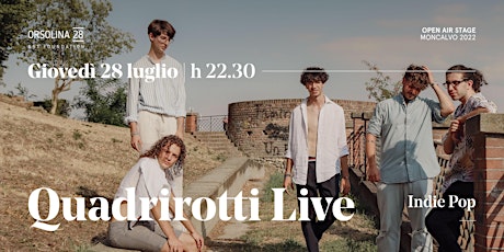 Immagine principale di Quadrirotti live (indie-pop) 