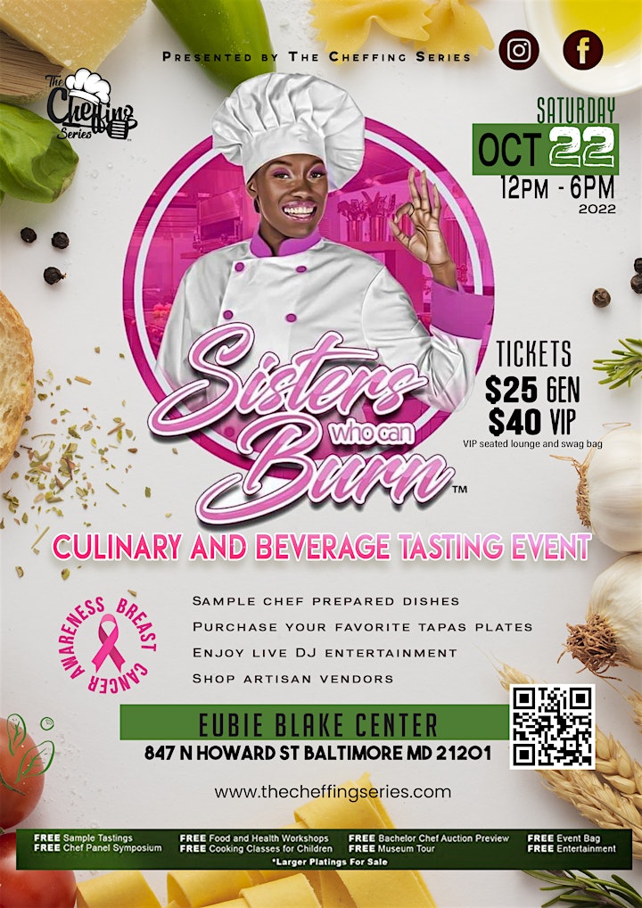 Sisters Who Can Burn : A Culinary & Beverage Tasting Experience