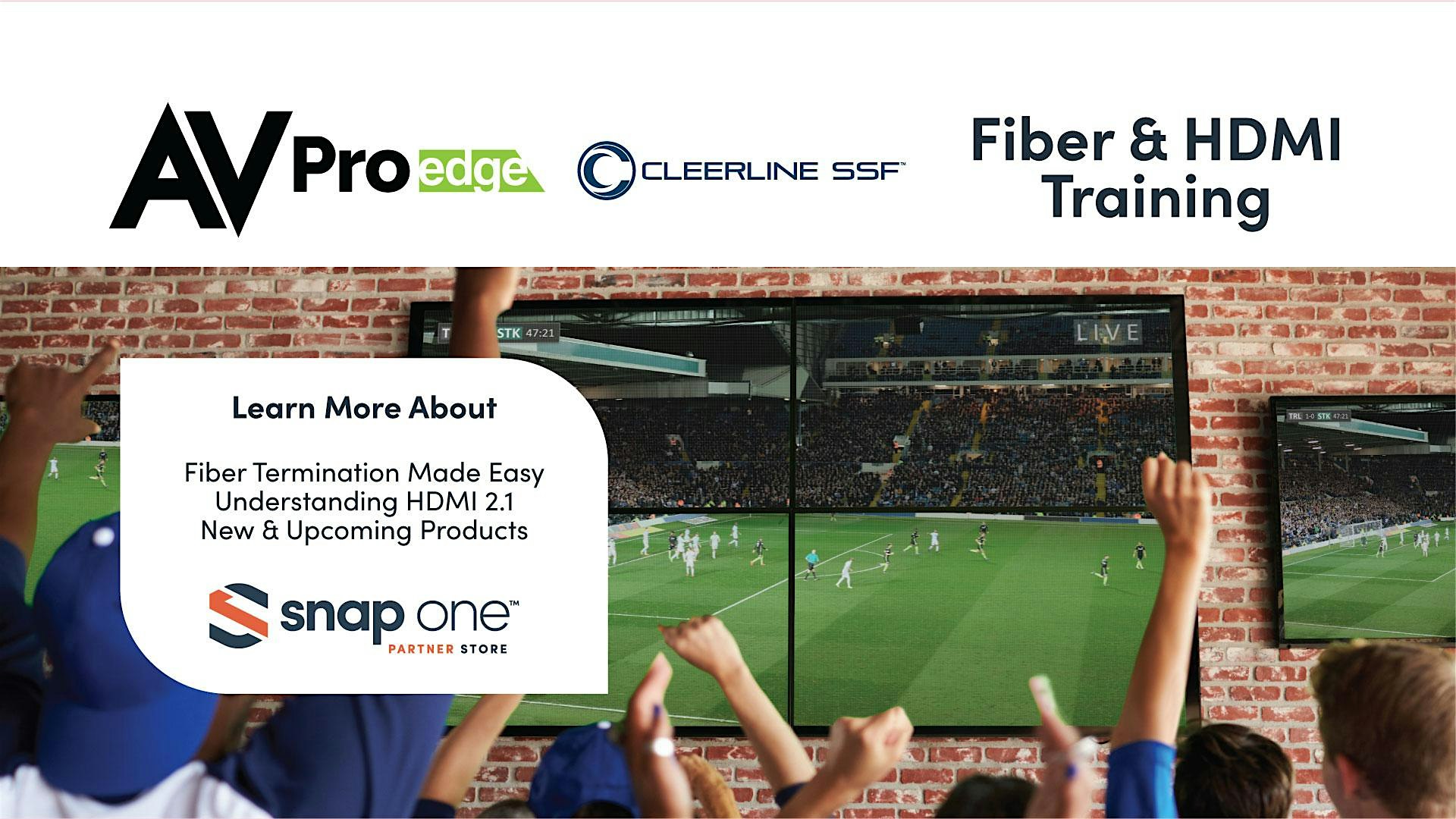 AVPro Edge & Cleerline Fiber & HDMI Training - Charlotte, NC