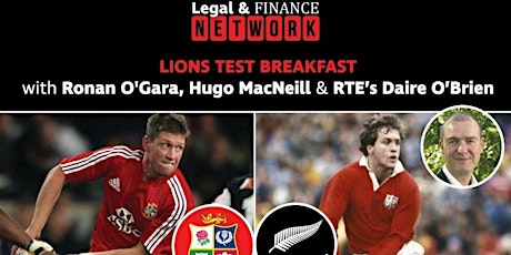 Legal & Finance Network Lions First Test Breakfast - Saturday 24 June 2017 primary image